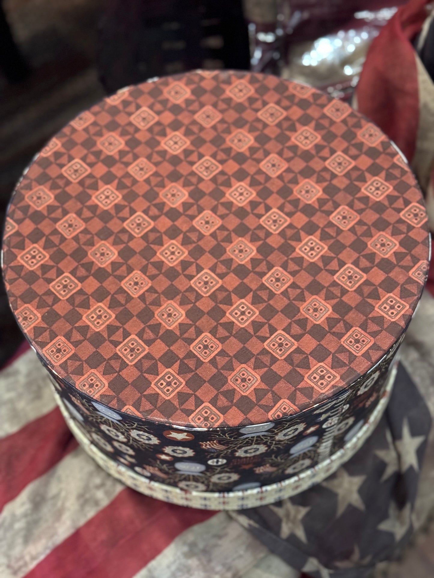 Patriotic / Summer Wool Appliqué Boxes