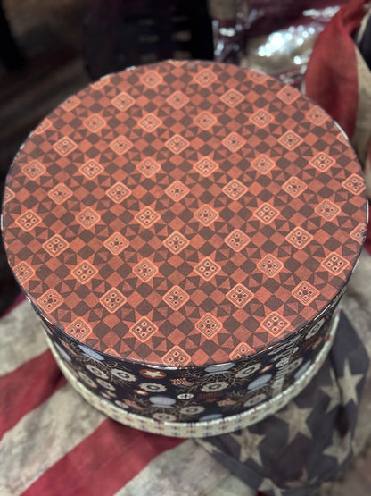 Patriotic / Summer Wool Appliqué Boxes