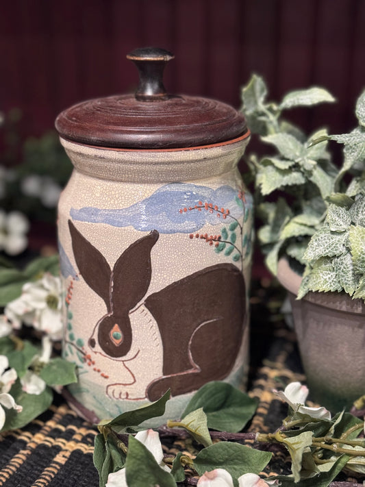 Dutch Bunny Jar David T Smith