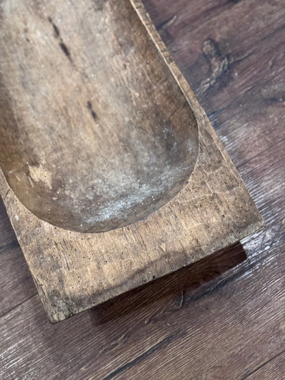Early Antique Dough Bowl #10