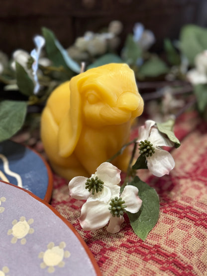 Beeswax Bunny Candle
