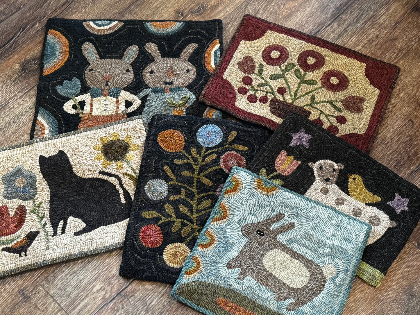 Rhonda’s Spring Hooked Rugs