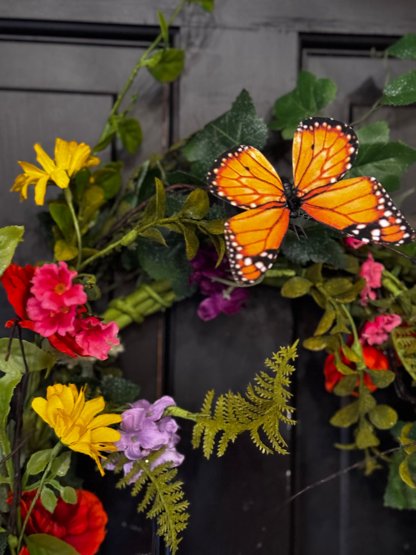 Summer Monarch Wreath