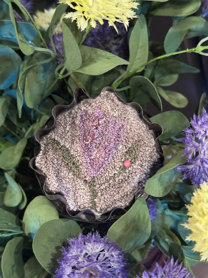 Needlepoint Flower Biscuit Cutter