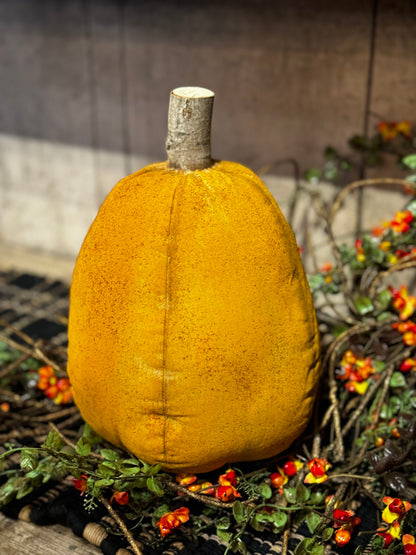 Large Cloth Pumpkin by Sandy