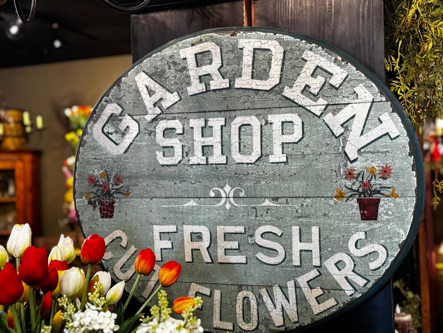 Garden Shop Tavern Sign Pa.