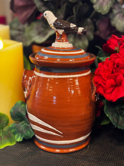 Pot w/Flag & Eagle David T Smith Summer