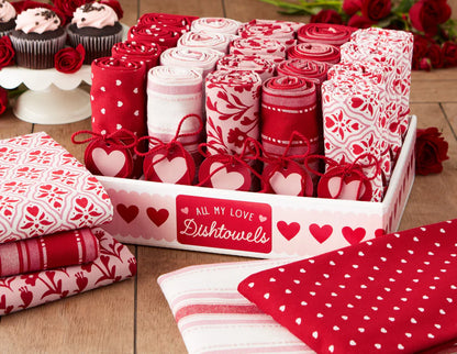 All My Love Assorted Dishtowels Valentines