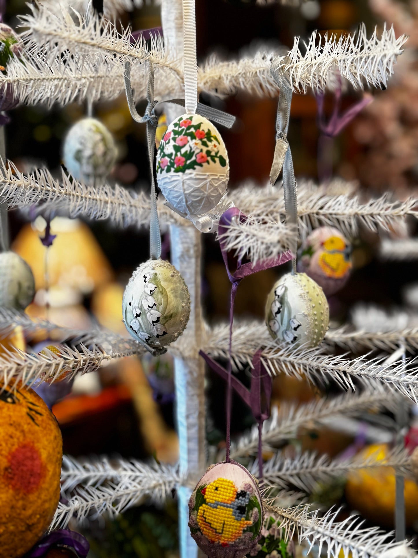 Hand Painted Austria Eggs Spring