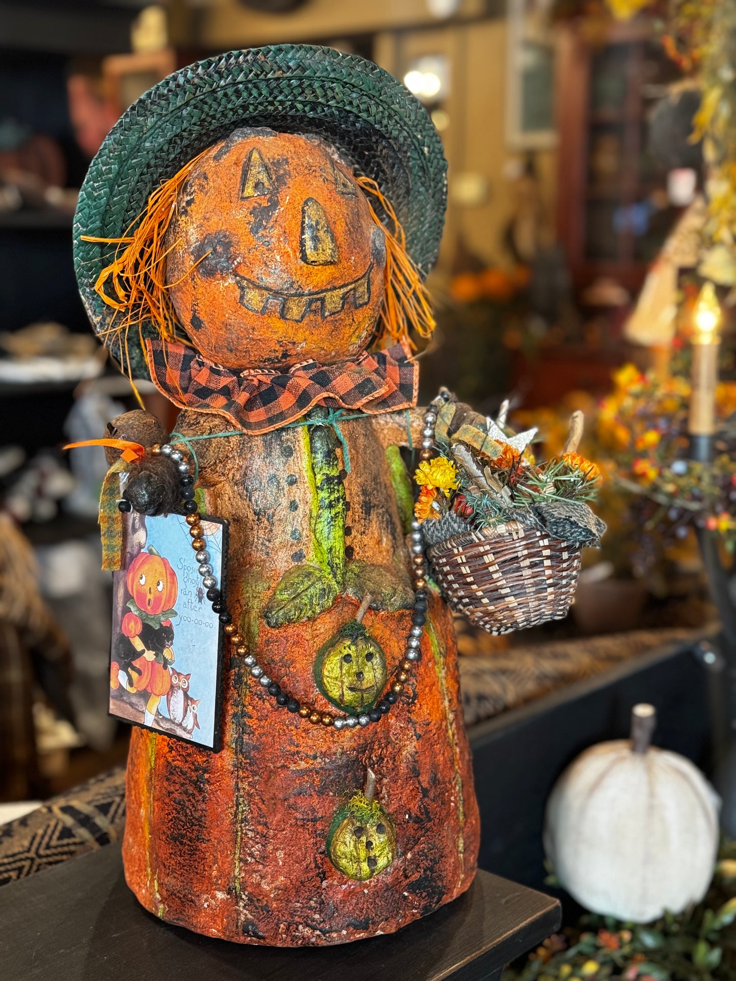 Lg. Krisnick Pumpkin Scarecrow Fall
