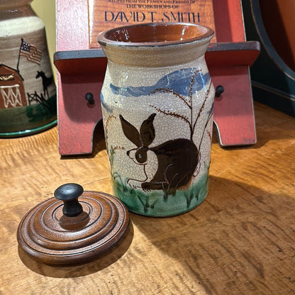 David T Smith Bunny Pot SPRING