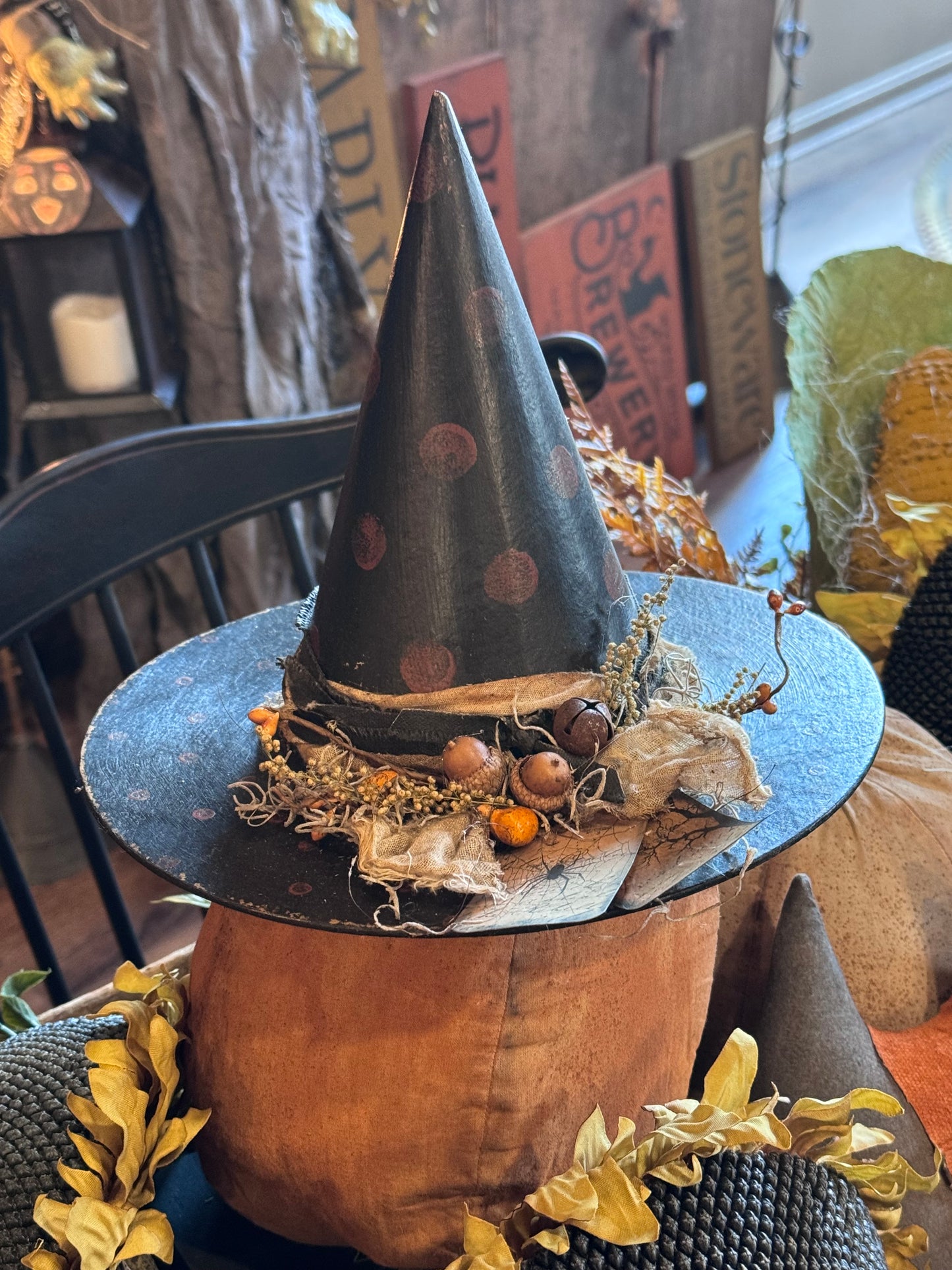 Papier-mâché Witches Hats