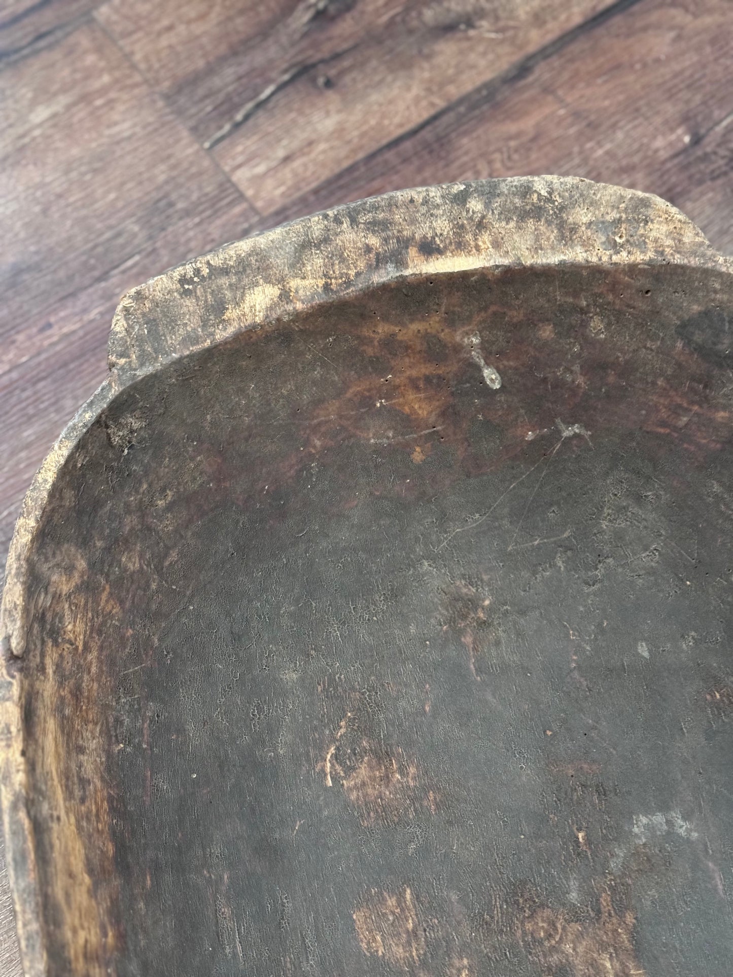 Early Antique Dough Bowl #11