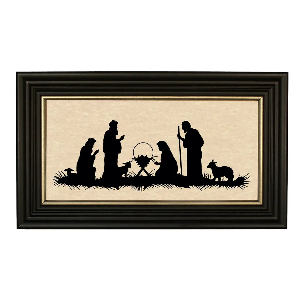 Nativity Paper Cut Silhouette