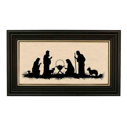 Nativity Paper Cut Silhouette