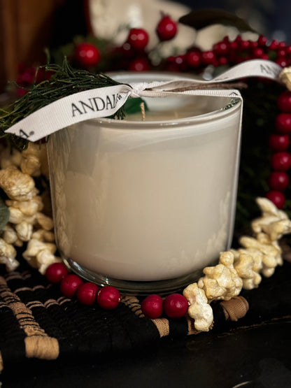 Evergreen and Pine Candle