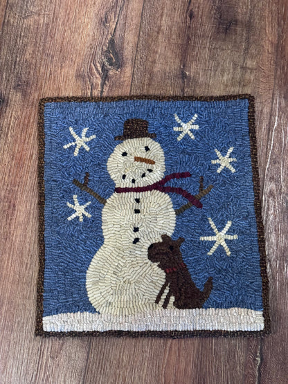 Winter Hooked Rugs