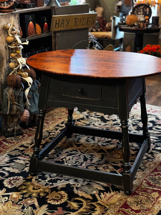 Tiger Maple Tavern Table