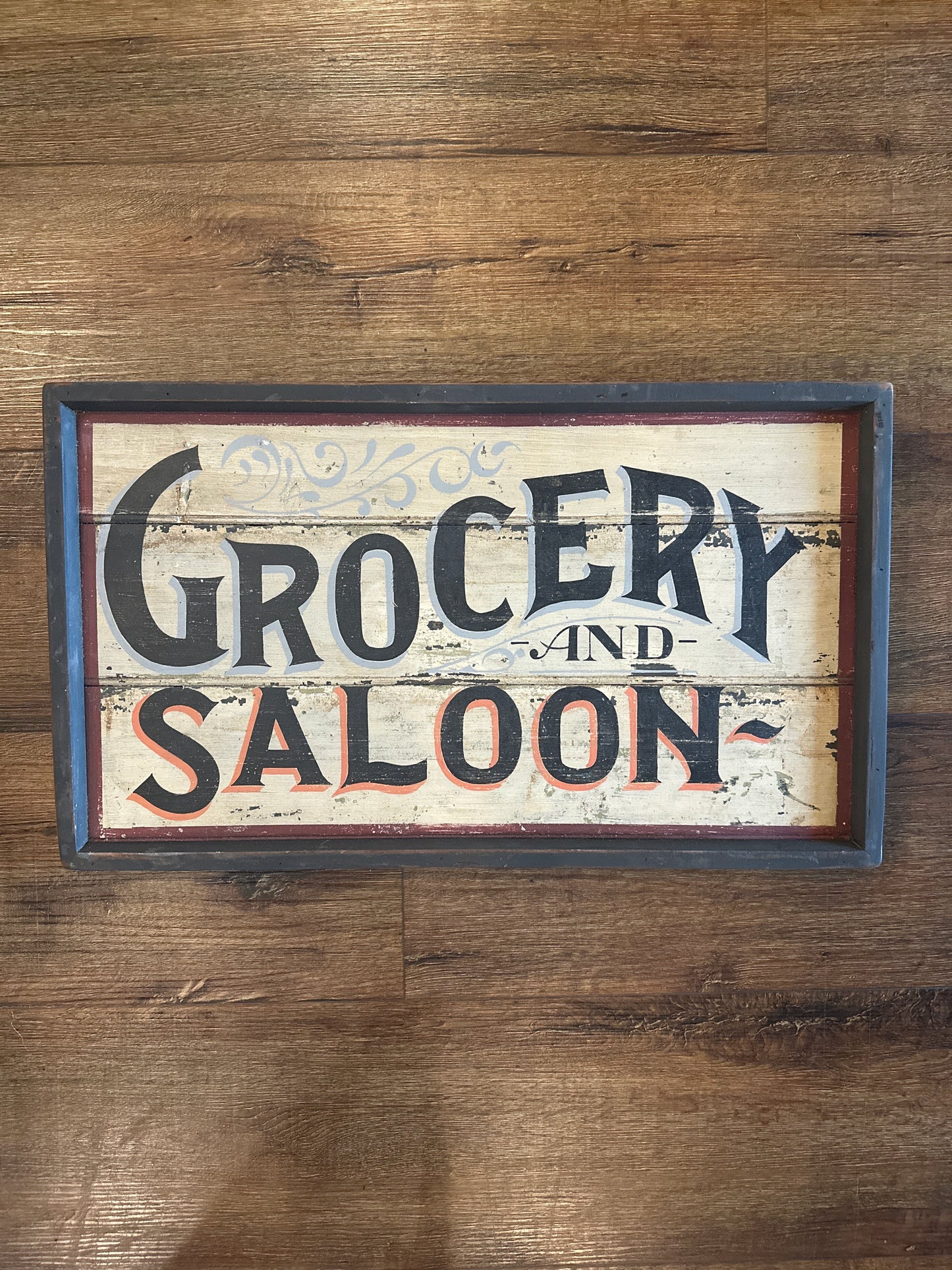 GROCERY AND SALOON Pa. Tavern Sign