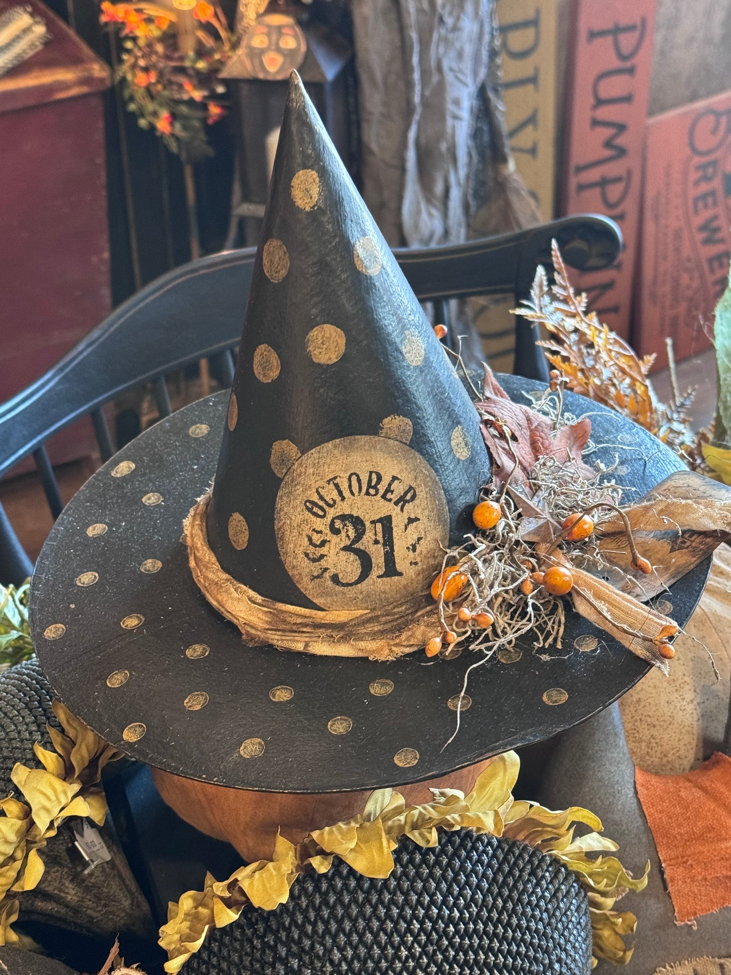 Papier-mâché Witches Hats