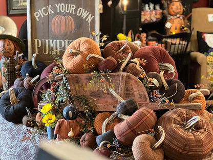 Colleen’s Wool Pumpkins