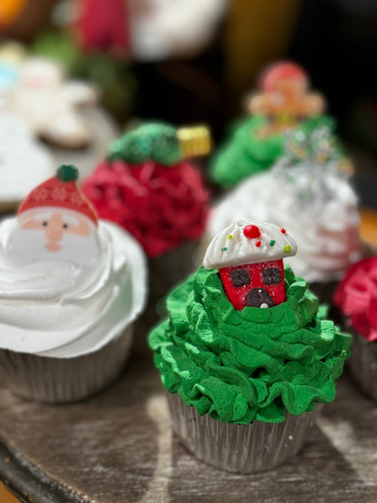 Faux Holiday Cupcakes