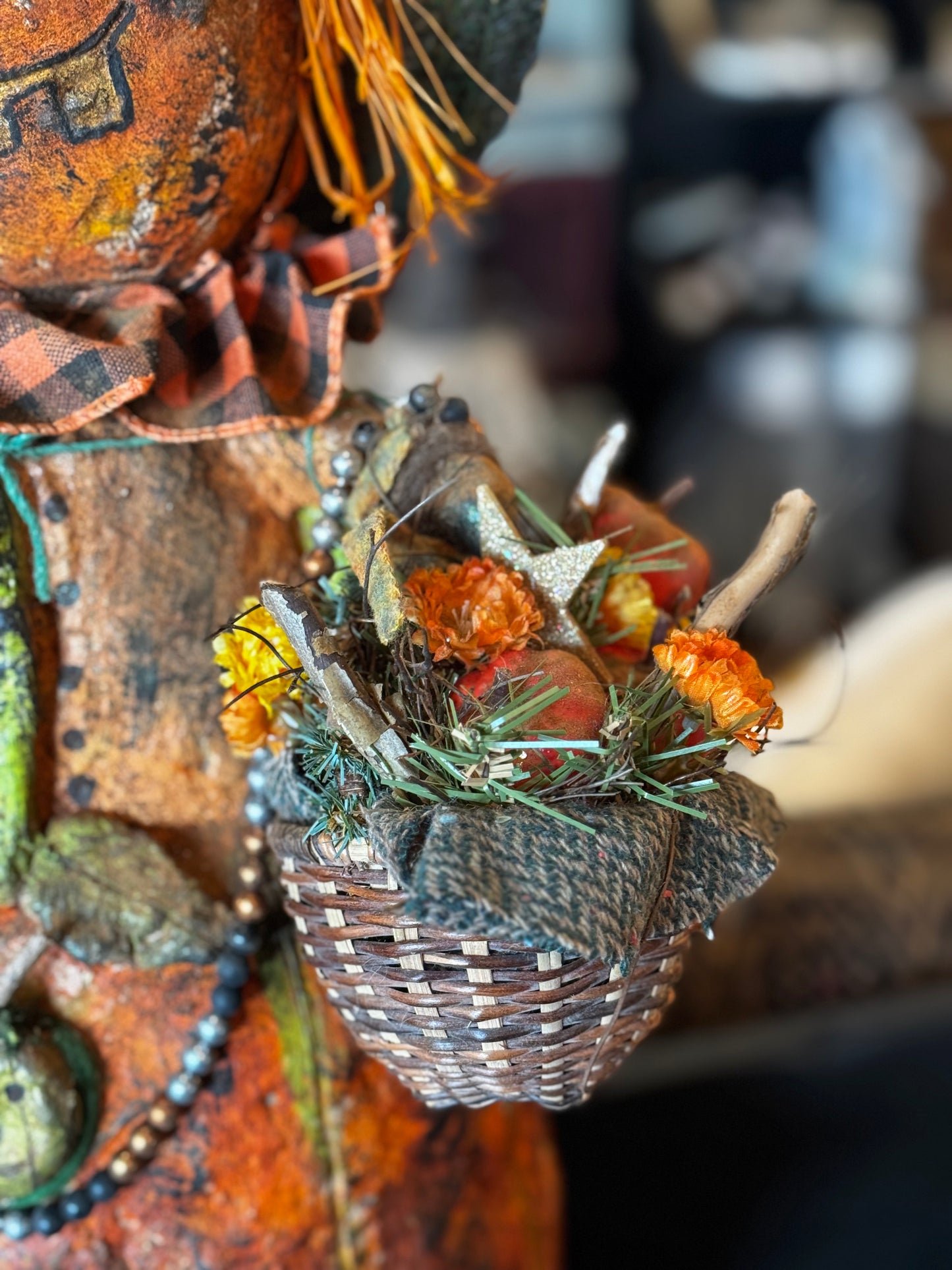 Lg. Krisnick Pumpkin Scarecrow Fall