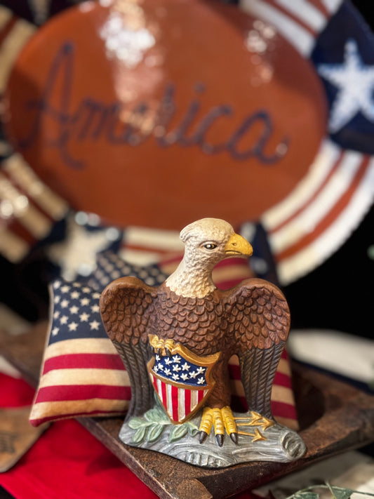 Stone Ridge Chalkware Eagle Summer