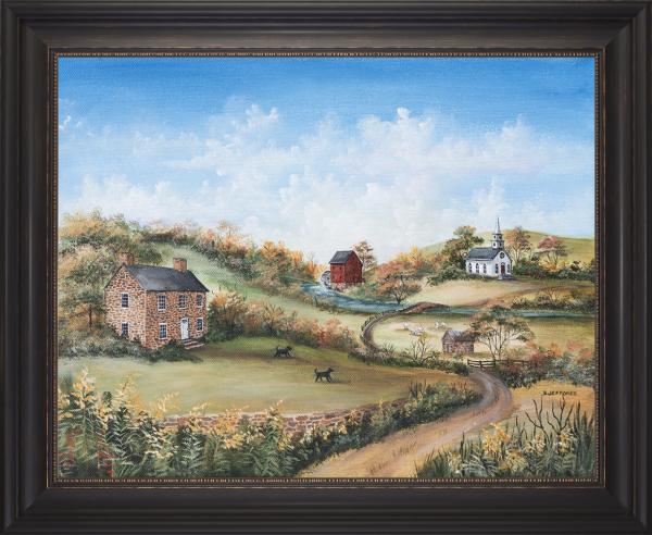 Fall Glory Print Framed Art Picture