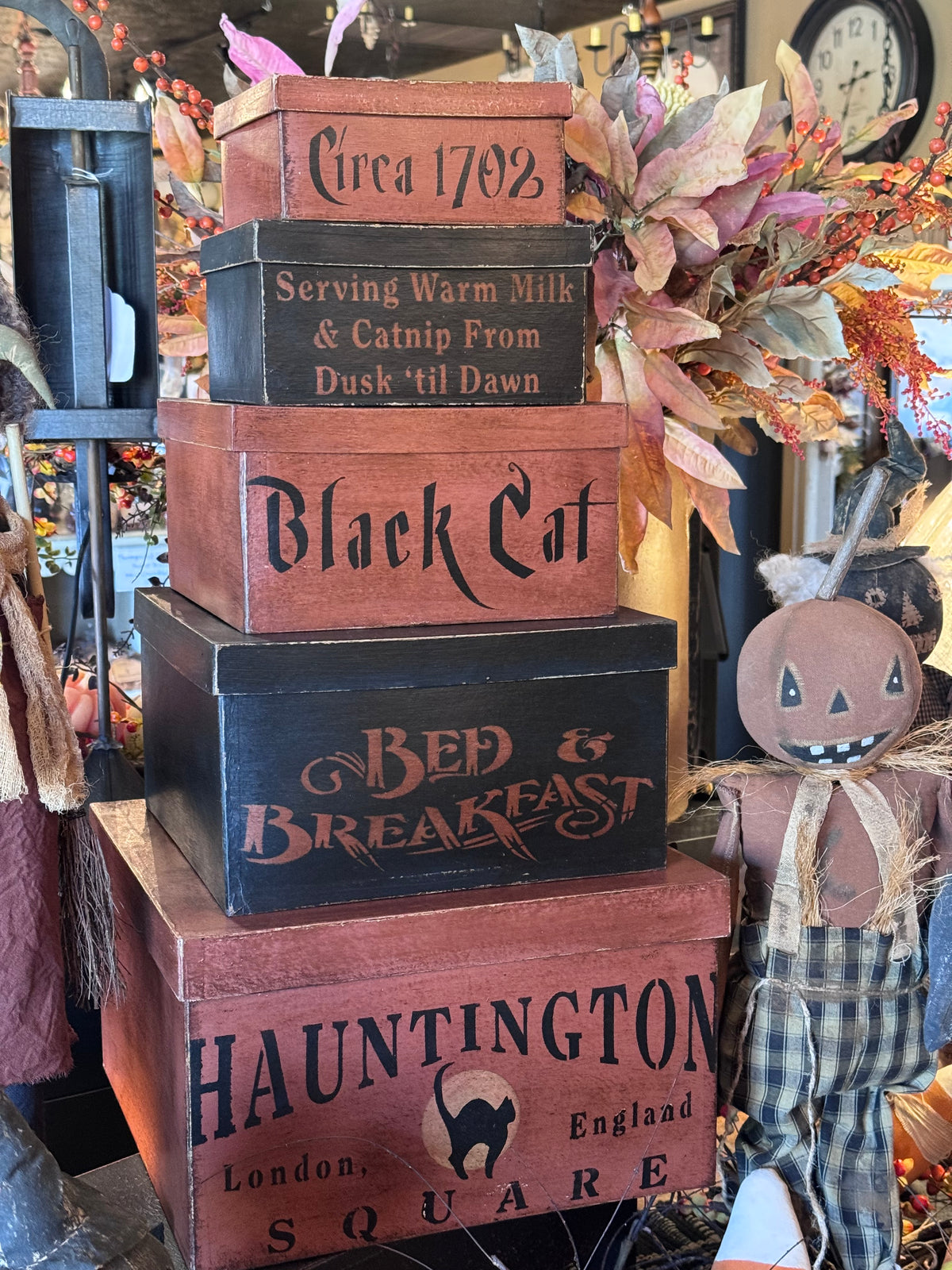 Halloween Papier-mâché Boxes