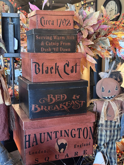 Halloween Papier-mâché Boxes