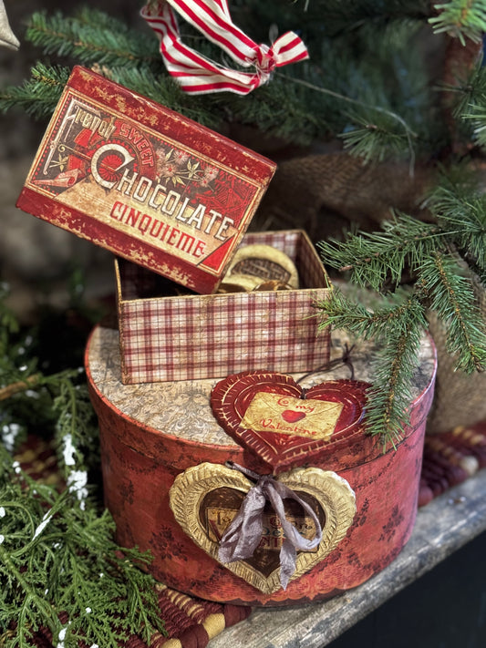 Clay Valentine’s Day Ornaments & Boxes