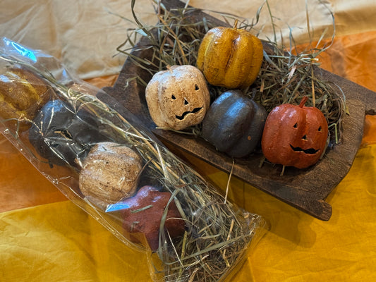 Papier-mâché Pumpkin Bowl Fillers