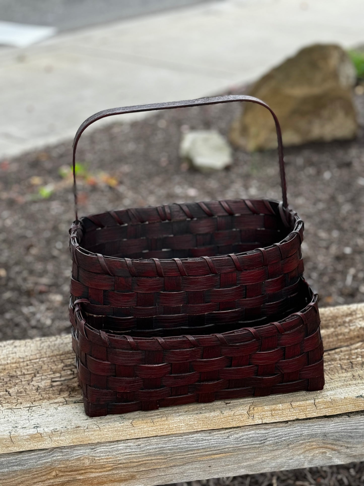 Primitive Reading Basket