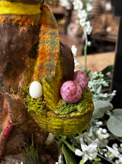 Krisnick Chalkware Brown Bunny