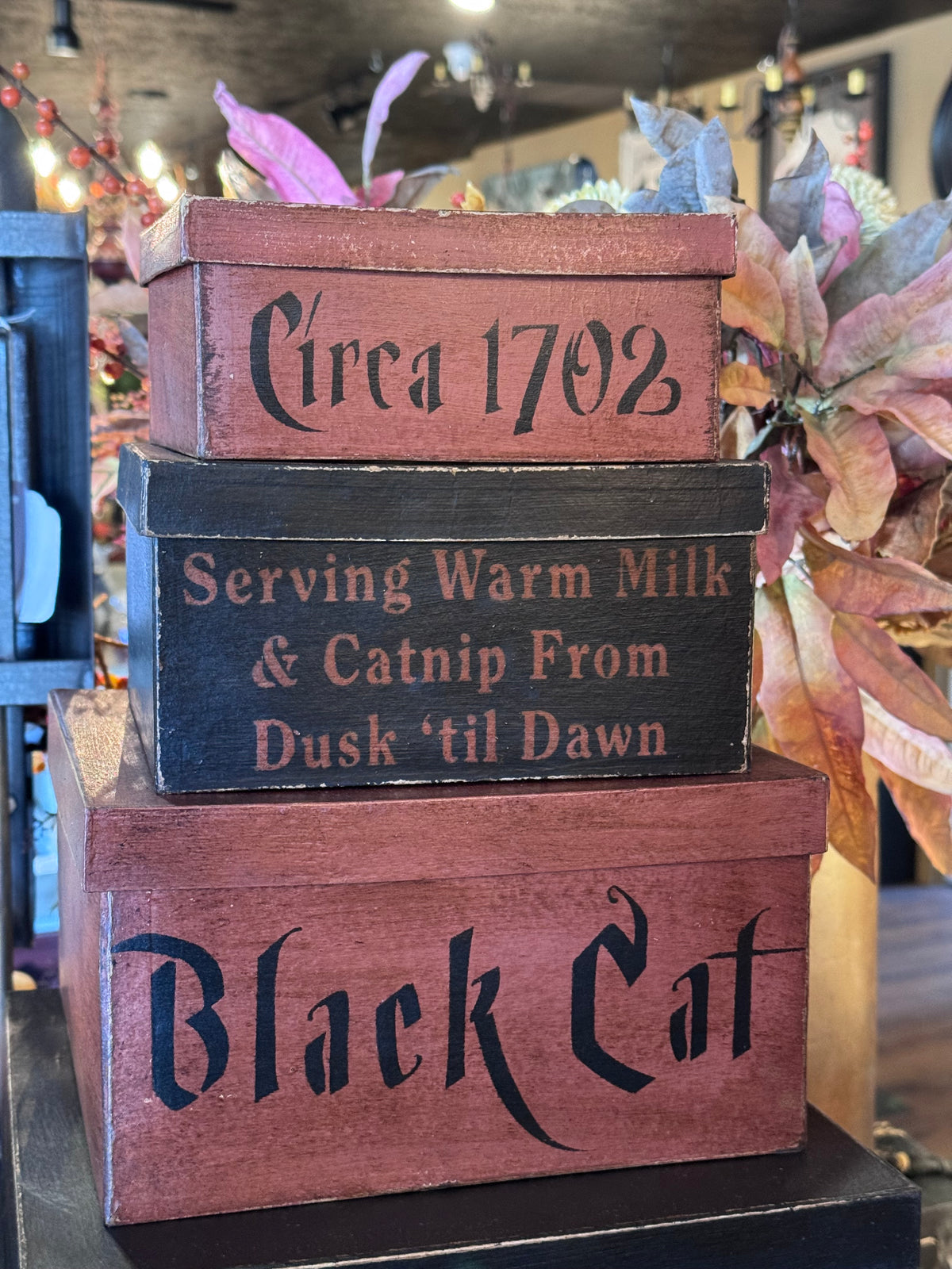 Halloween Papier-mâché Boxes