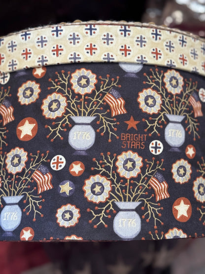 Patriotic / Summer Wool Appliqué Boxes