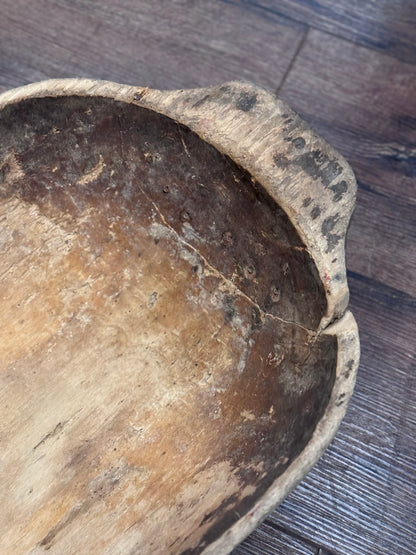 Early Antique Dough Bowl #6