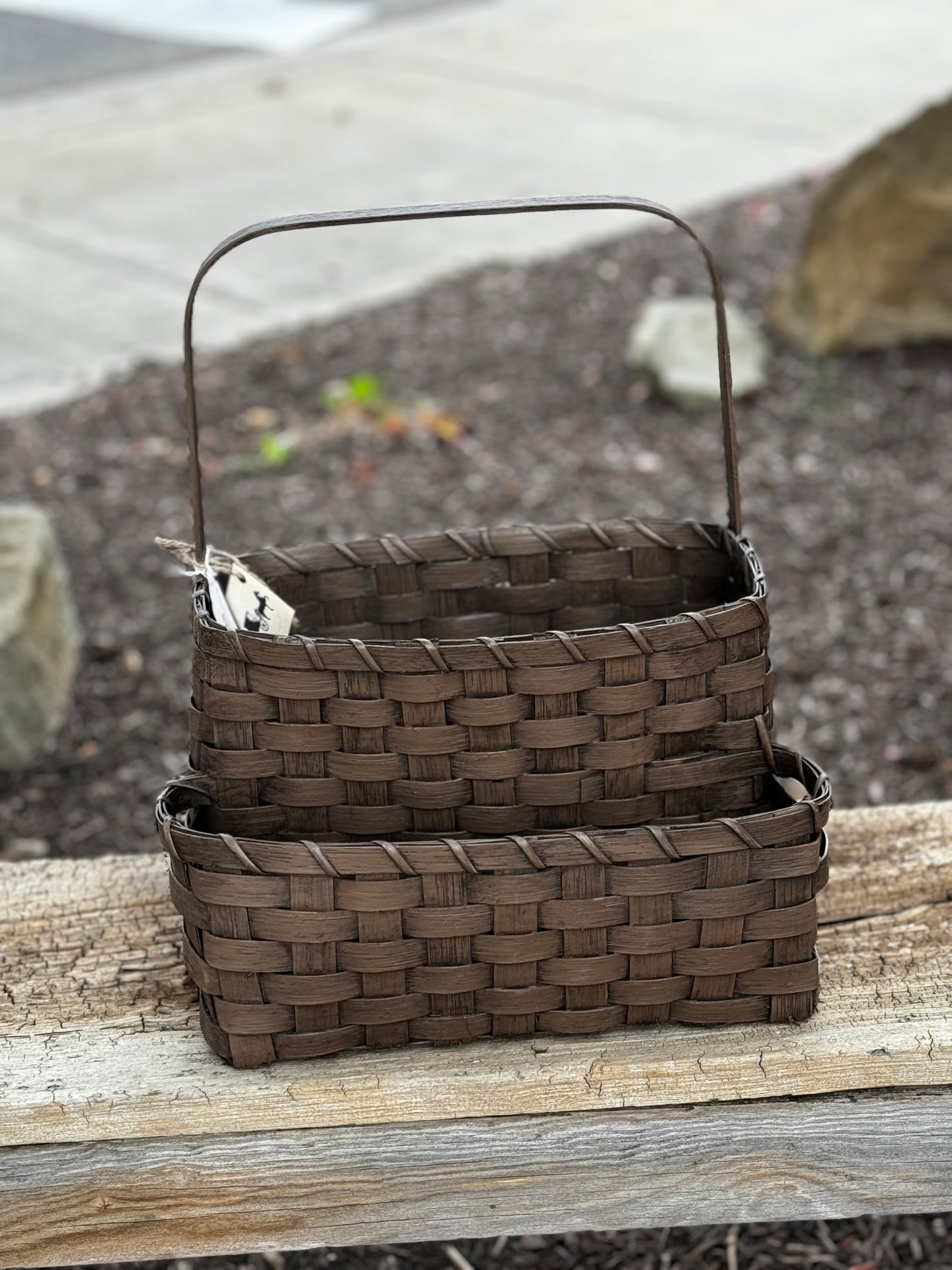 Primitive Reading Basket
