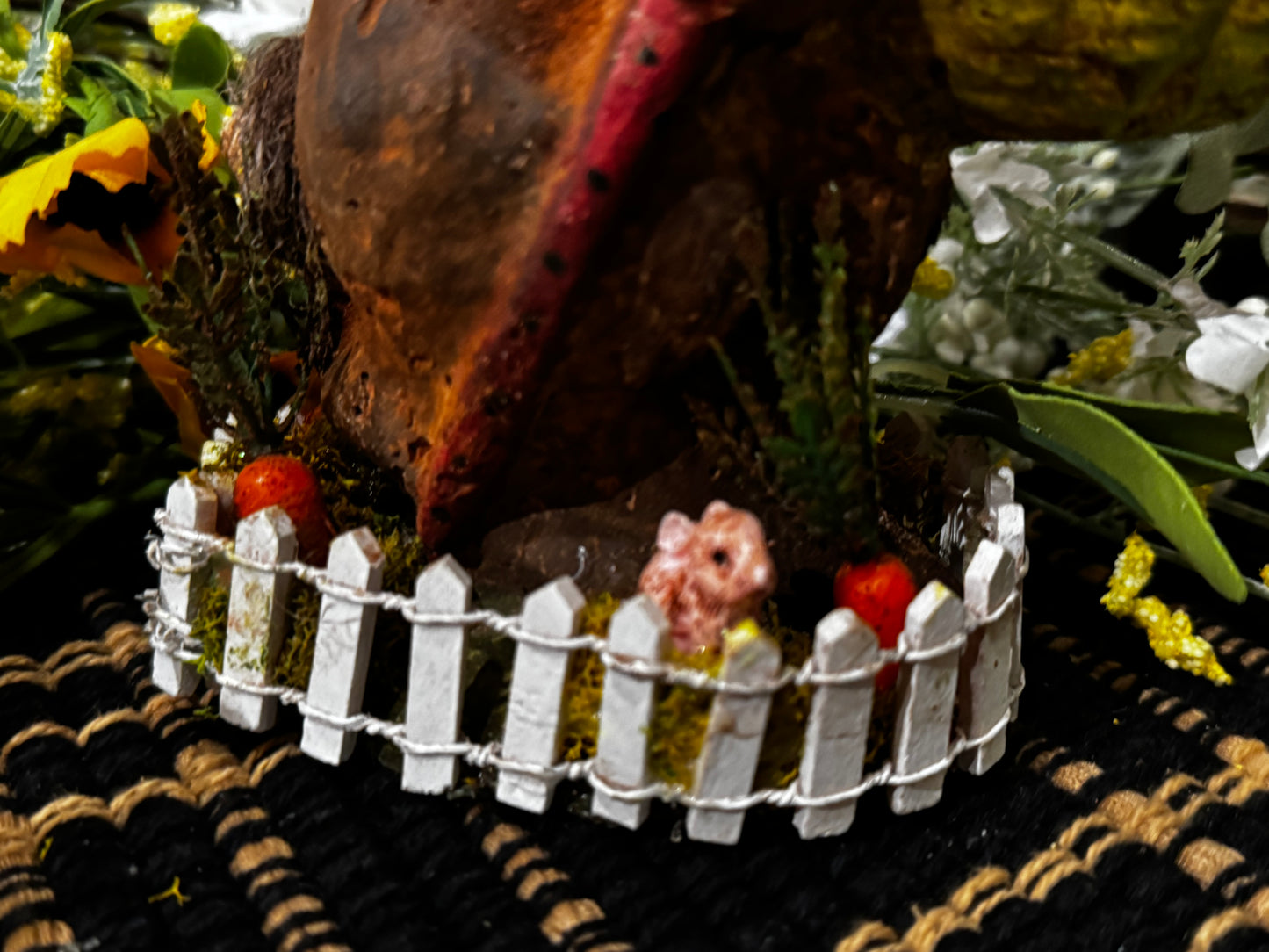 Krisnick Chalkware Brown Bunny