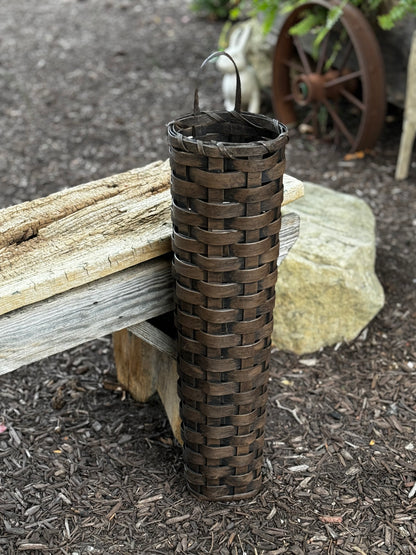 Primitive Hanging or Floor Flower Basket