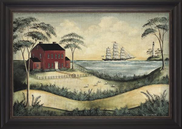 Exquisite Harmony Print Framed Art Picture