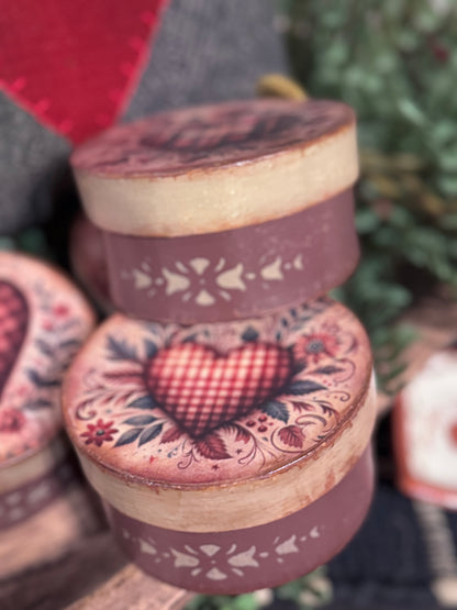 Papier-mâché Heart Boxes Valentine’s Day￼
