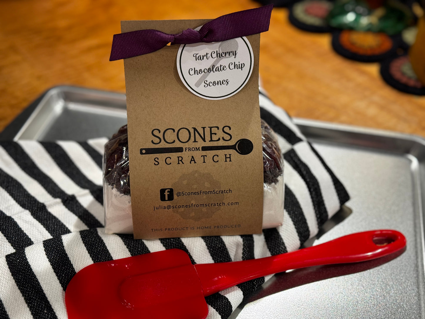 Tart Cherry & Chocolate Scones from Scratch