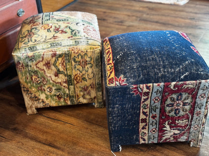 Oriental Rug Footstools
