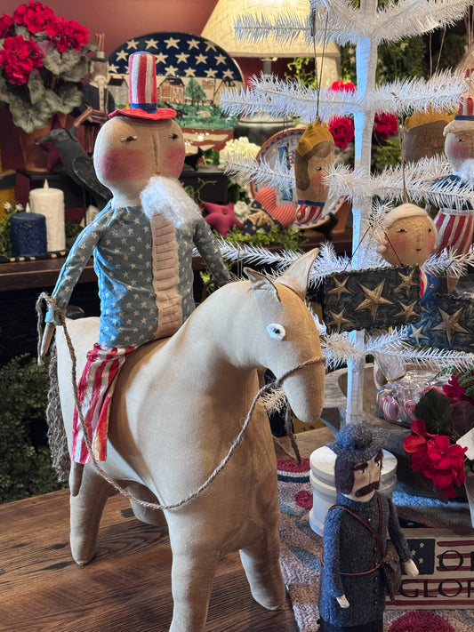 Uncle Sam Riding a Horse