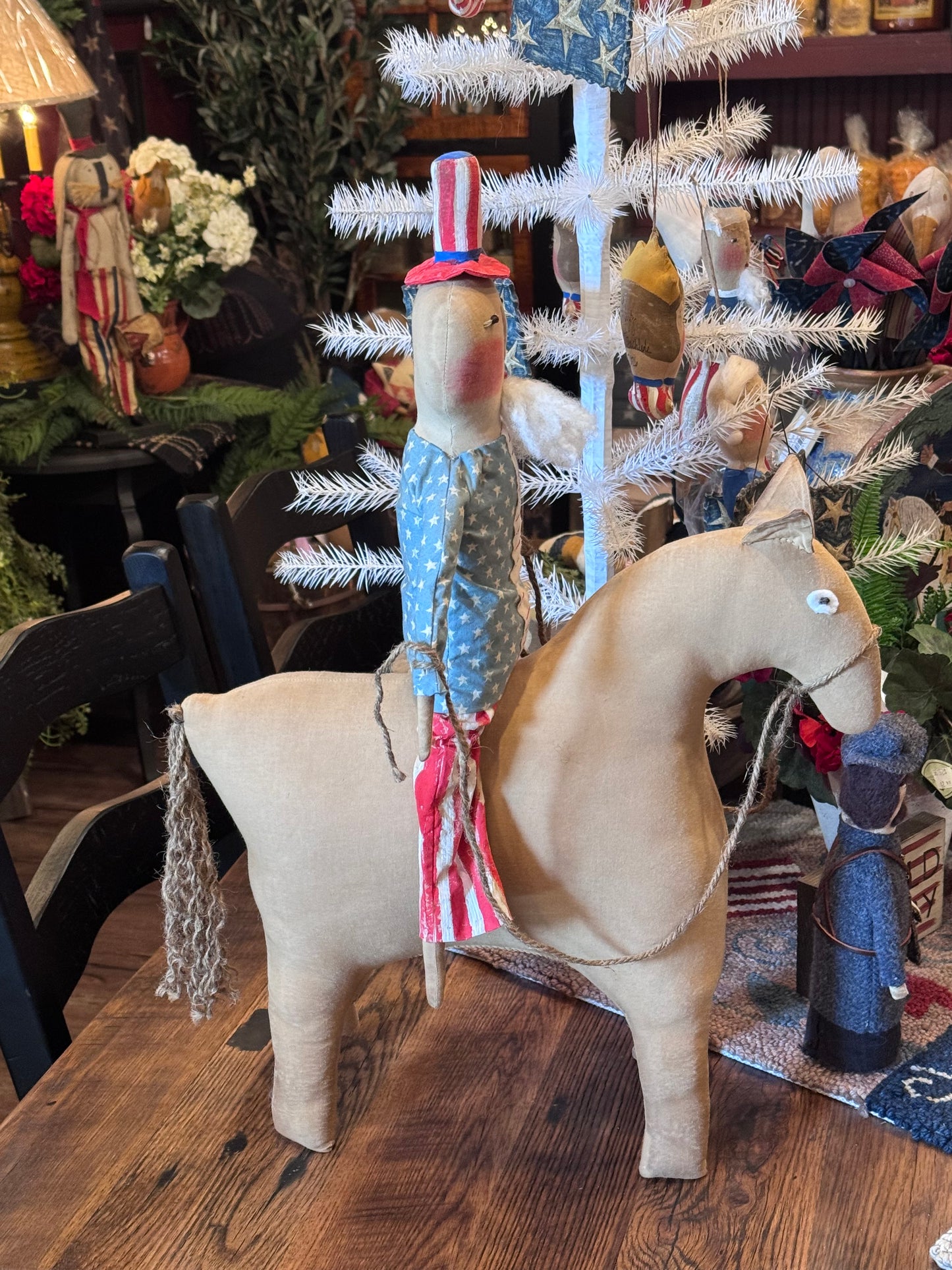 Uncle Sam Riding a Horse
