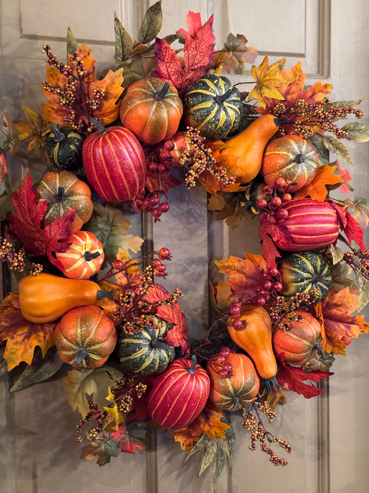 Lg. Fall & Gourd Wreath
