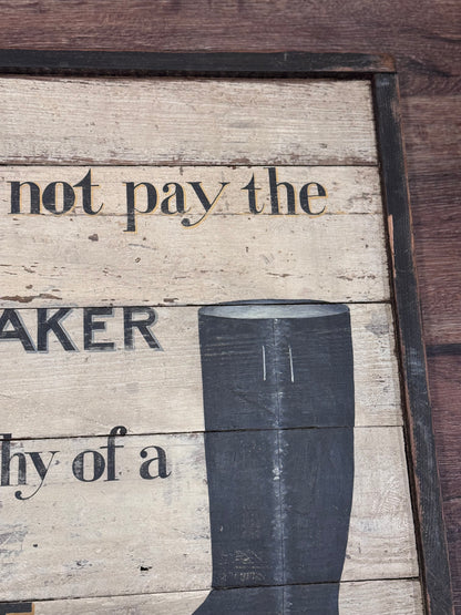 Shoe Maker Tavern Sign