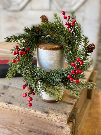 White Spruce Candle Ring